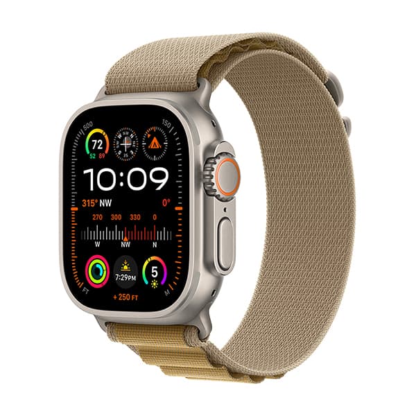 Apple Watch Ultra 2 with Alpine Loop - Apple Watch Ultra 2 with Alpine Loop · Natural